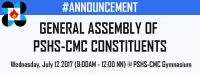 GENERAL ASSEMBLY OF  PSHS-CMC CONSTITUENTS