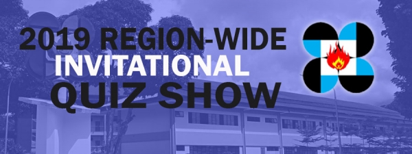2019 Region-wide Invitational Quiz Show