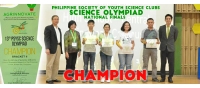 PSHS CMC bags Champion title in the 13th PSYSC Science Olympiad